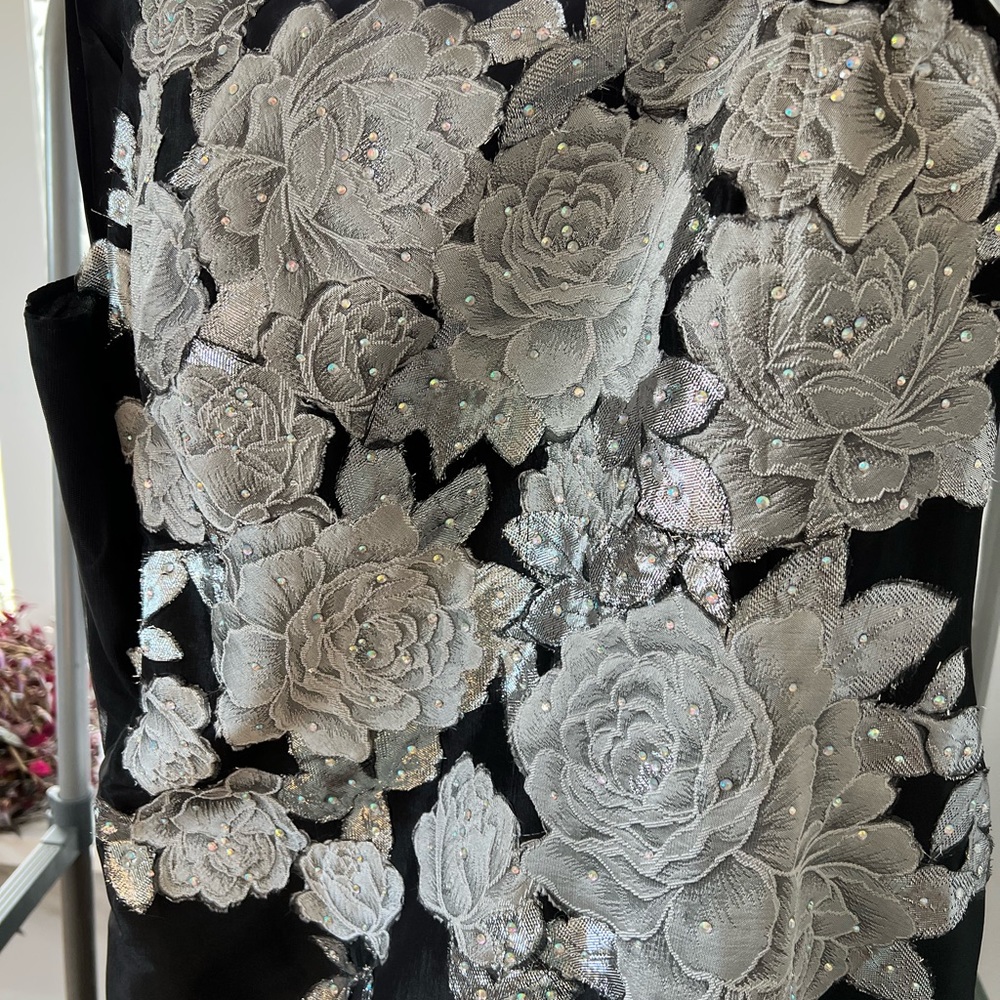 Black Jovani one shoulder MOB Gown - Picture 3 of 5